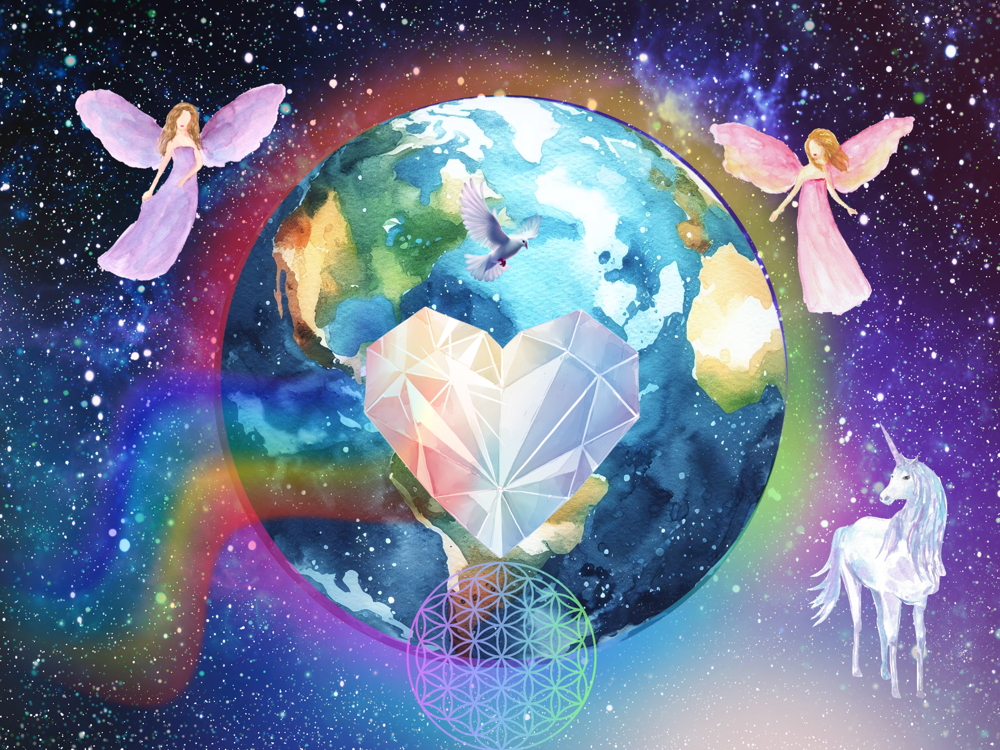 Gaia Sends Love graphic